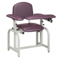Clinton Industries 66010 Lab X Series, Blood Drawing Chair with Padded Arms