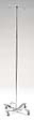 Pedigo I.V. Pole - 4 Leg Stand - Foot Operated P-1076