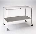 Pedigo Large Back Table w/ Shelf - SG-90-SS