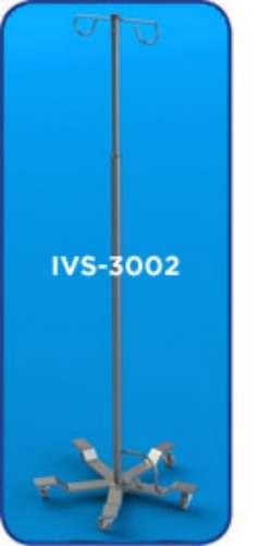 MAC Medical 5-Leg Foot Operated IV Stand - 3000 Series