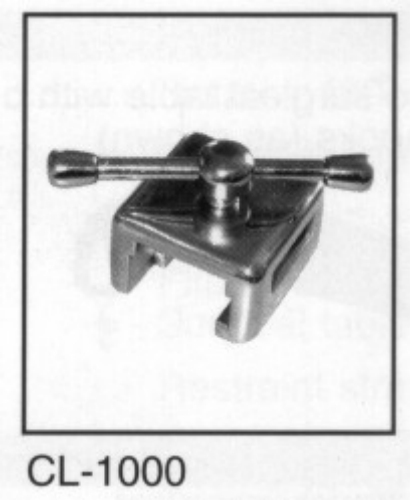 Birkova Stainless Steel Straight Bar Accessory Clamp