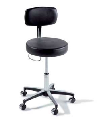 Ritter 277 Air Lift Stool with Backrest