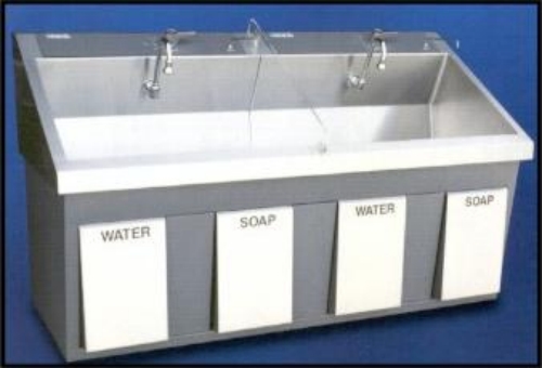 MAC Medical Double Station Surgical Scrub Sink  - SS Series