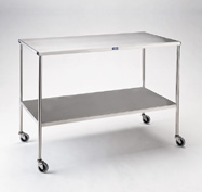 Pedigo Large Back Table w/ Shelf - SG-90-SS